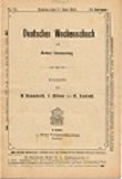 DEUTSCHES WOCHENSCHACH / 1906 vol 22, no 24